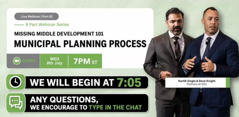 MISSING MIDDLE DEVELOPMENT 101 - PART 2
